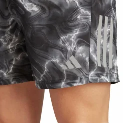 Own the Run Allover Print Shorts White*adidas Clearance