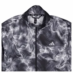 Own the Run Allover Print Hooded Running Windbreaker White*adidas Online
