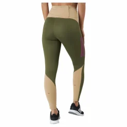 adidas Own The Run Block 7/8 Running Leggings Women Focus Olive / Beige Tone Grön Outlet