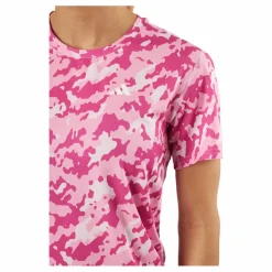 Own the Run Camo Running T-Shirt Clear Pink*adidas New