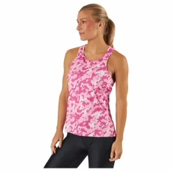 Own the Run Camo Running Tank Top Clear Pink*adidas