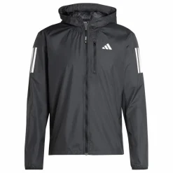 adidas Own the Run Jacket Black Blå New