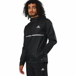 adidas Own The Run Jkt Black/reflective Silver Svart Best