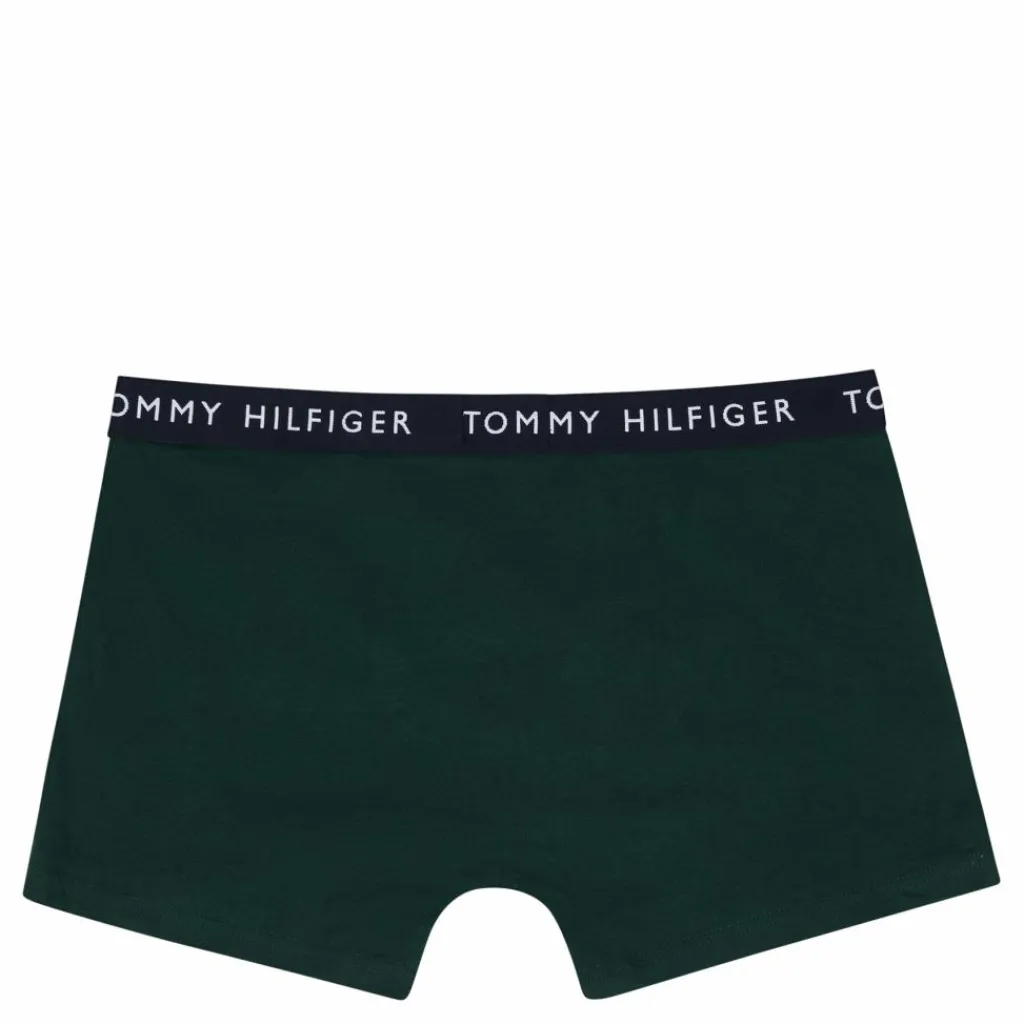 Tommy Hilfiger 3p Trunk 0uj - Des Skyhunterdeep Burg Röd, Blå och Grön Online