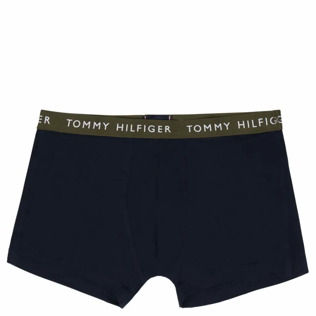 Tommy Hilfiger 3p Trunk Wb 0ug - Des Skyyacid Orngarmy Blå Sale
