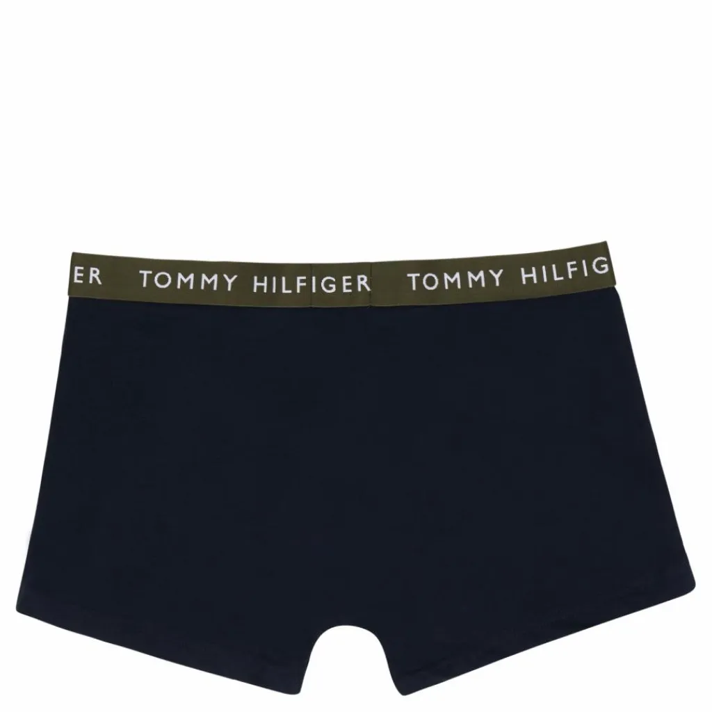 Tommy Hilfiger 3p Trunk Wb 0ug - Des Skyyacid Orngarmy Blå Sale