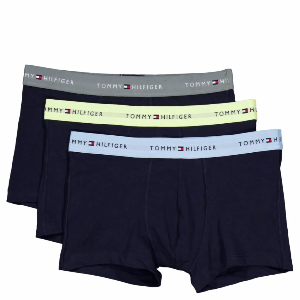 Tommy Hilfiger 3p Wb Trunk Blå Outlet