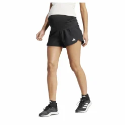 Pacer Woven Stretch Training Maternity Shorts Black / White*adidas Outlet