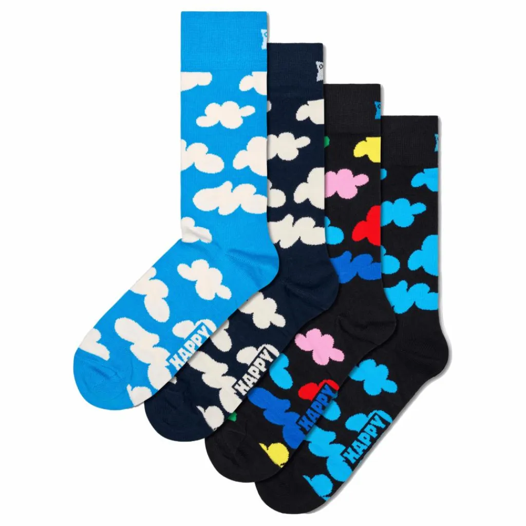 4-pack Cloudy Socks Gift Set Light Blue*Happy Socks Best