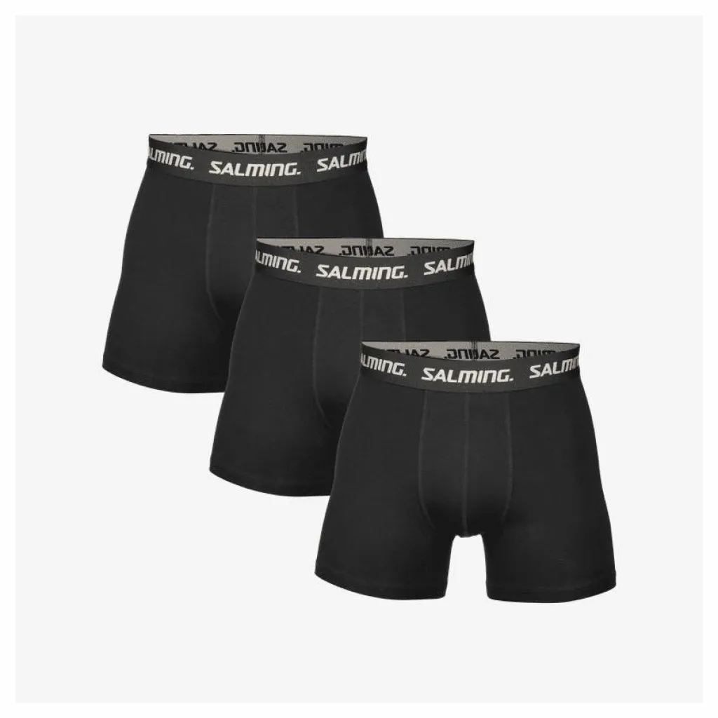 3-pack Cotton Boxer Black*Salming New