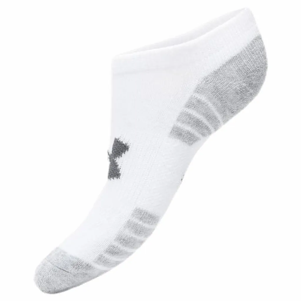 3-Pack Heatgear No Show Jr White*Under Armour Sale