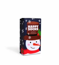 Happy Socks 3-pack Holiday Navy Gift Set Navy Blå Hot