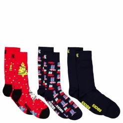 3-pack Holiday Tree Gift Set Green*Happy Socks Sale