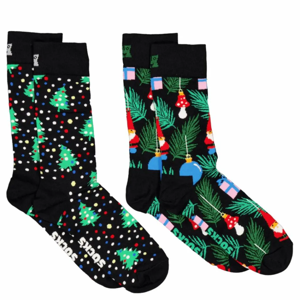 2-pack Holiday Tree Gift Set Black*Happy Socks Online