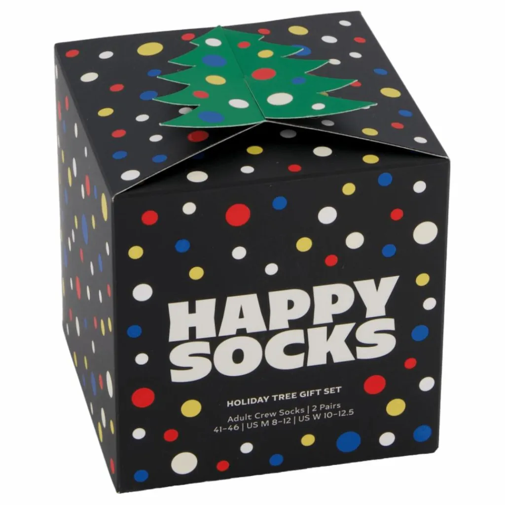2-pack Holiday Tree Gift Set Black*Happy Socks Online