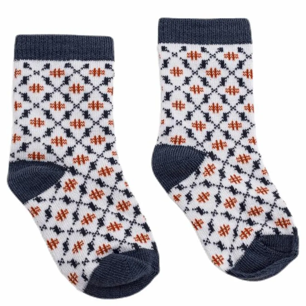 Name It 4-Pack Infant Wool Socks Blue Blå Sale