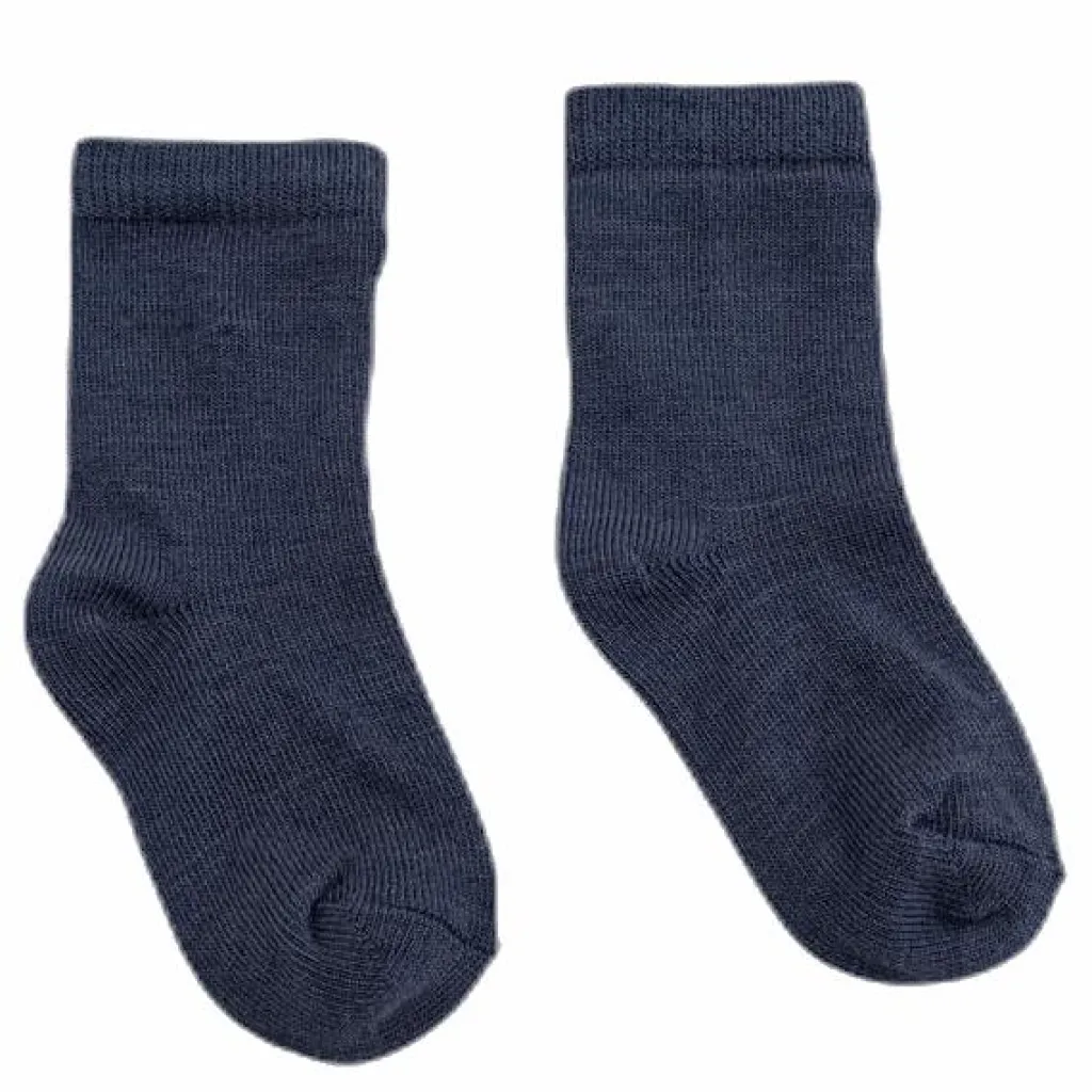 Name It 4-Pack Infant Wool Socks Blue Blå Sale