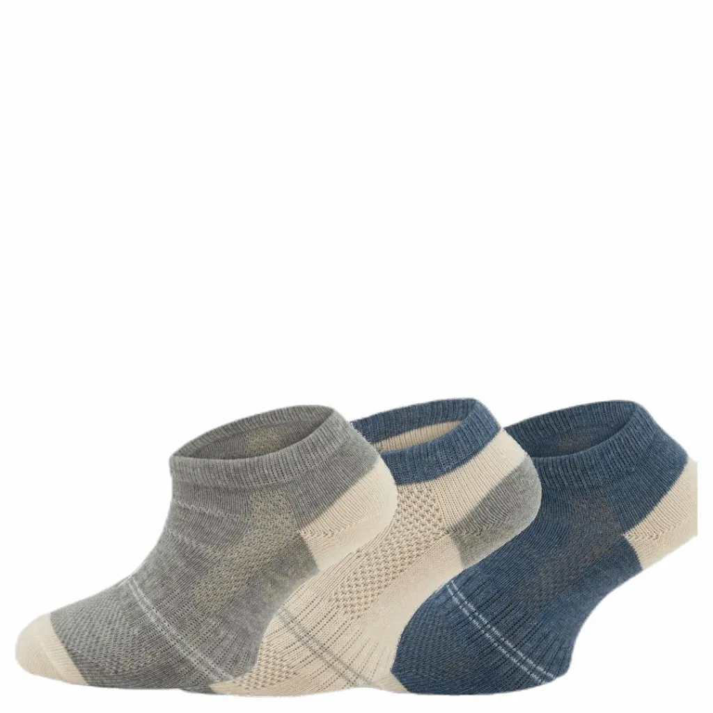 3-Pack Kids Basic Socks - Yogi Blue/Grey*Norfolk