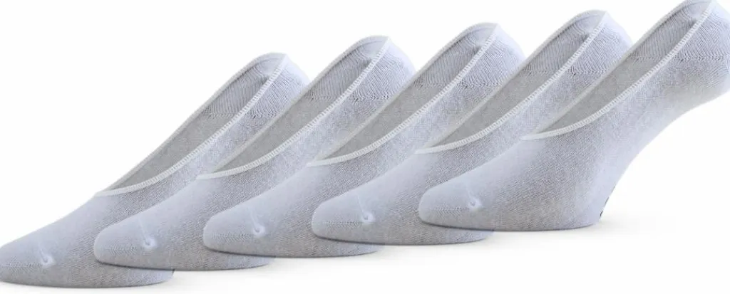 BLACC 5-pack Sneaker Socks White Vit Hot