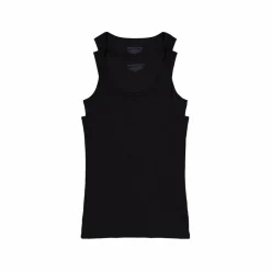 Bread & Boxers 2-pack Tank Ribbed Svart Hot