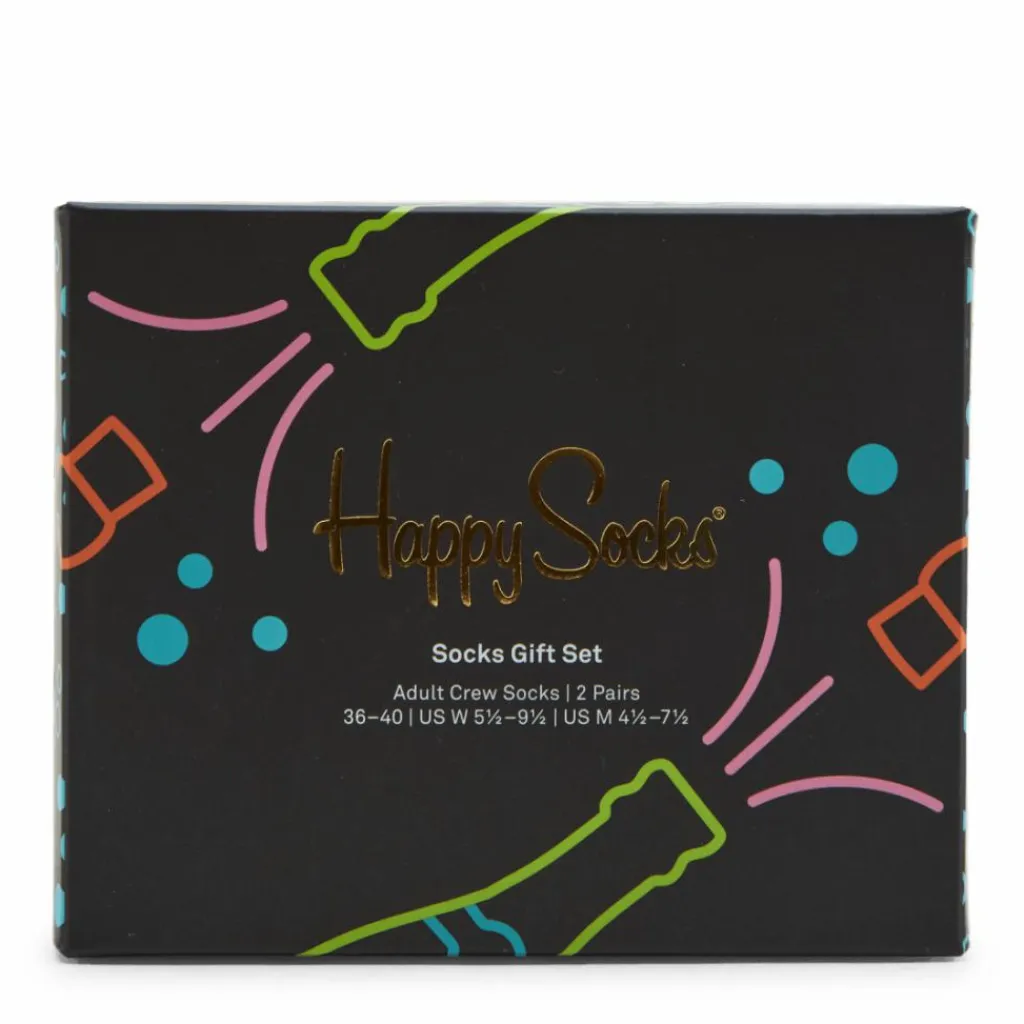 2-pack You Did It Socks Gift S 6500*Happy Socks New