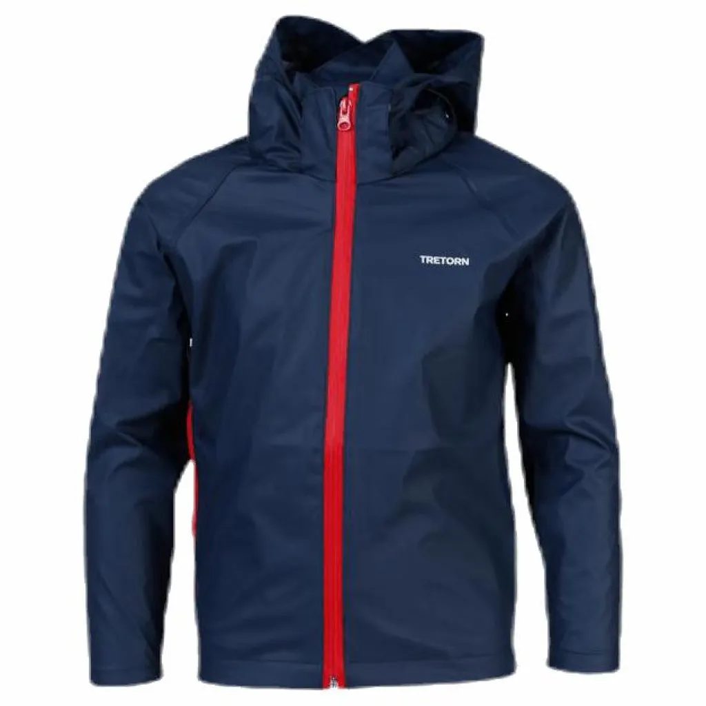Tretorn Packable Rain Set Youth Blue Blå Discount