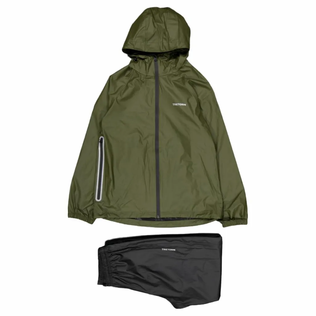 Packable Rainbreaker Set Forest Green*Tretorn Clearance