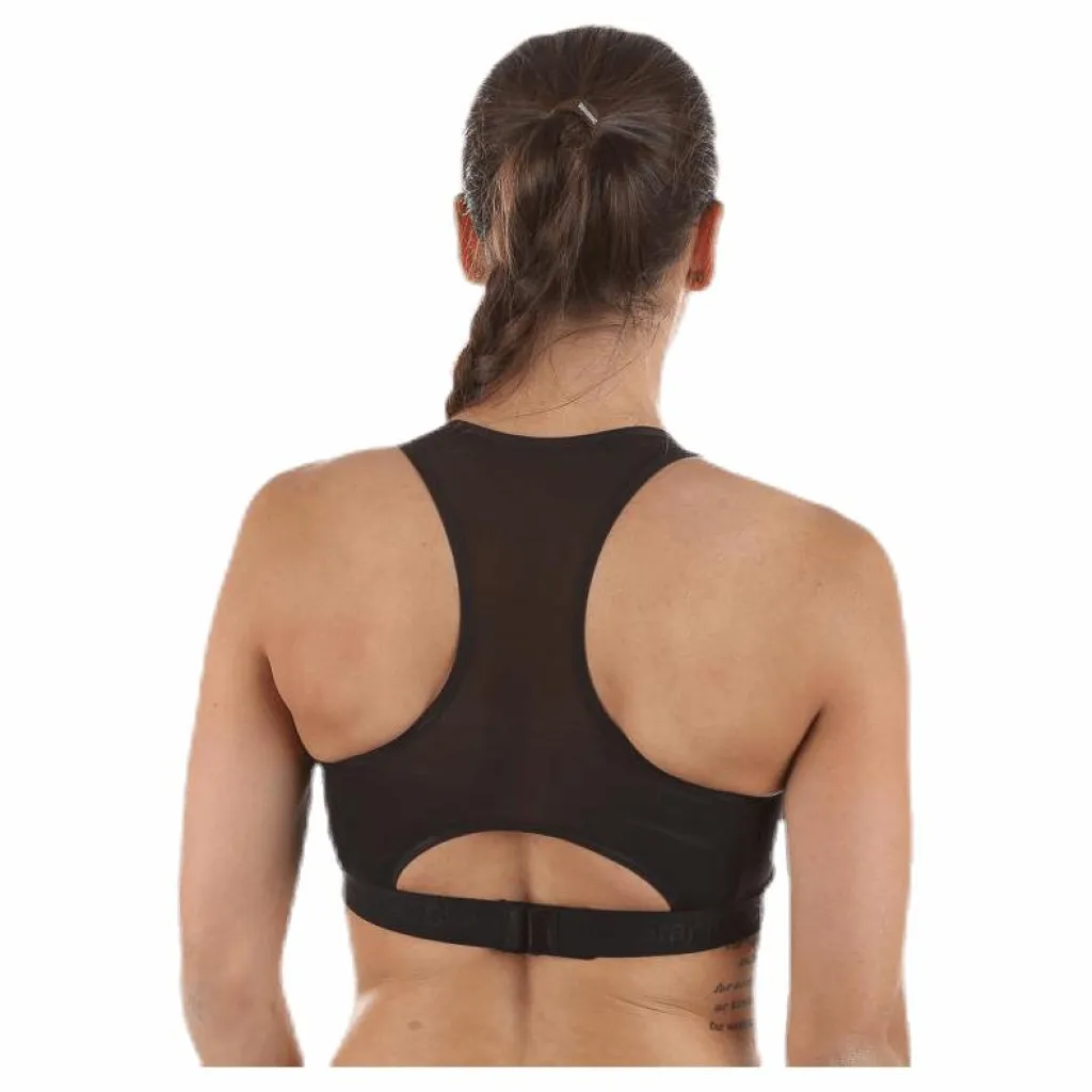 Stay in place Pad Sports Bra A/B Black Svart New