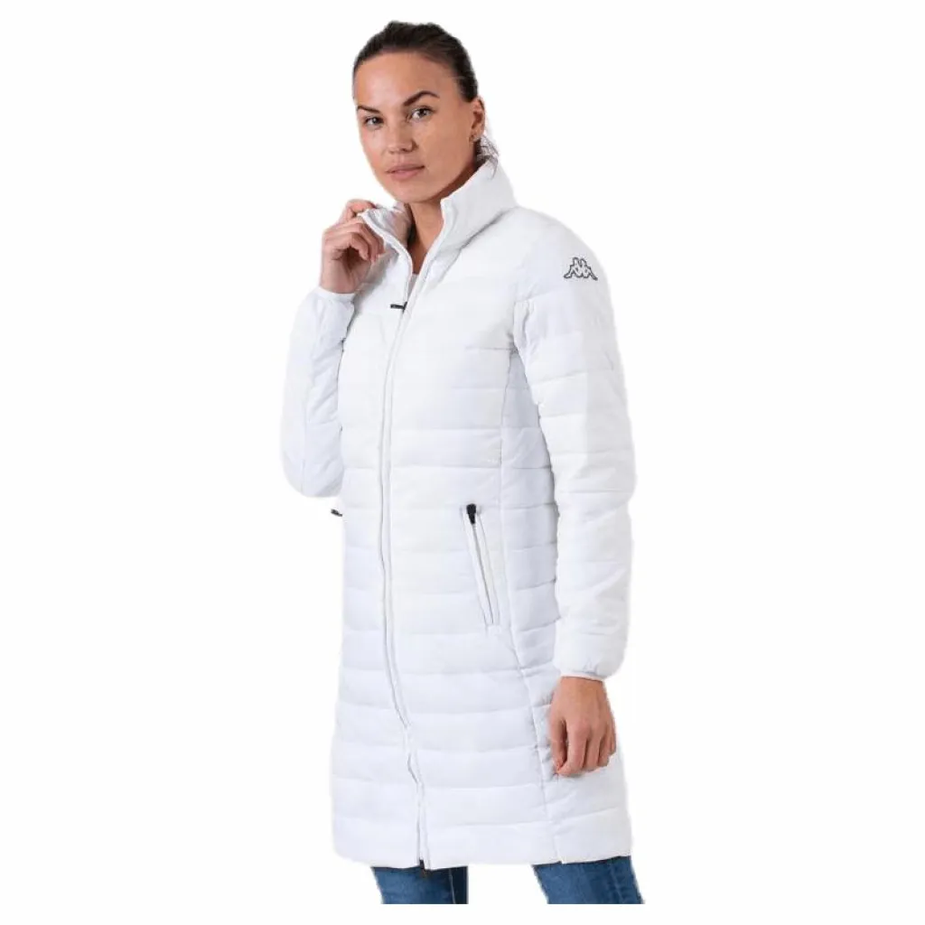 Padded Jacket Long Logo Avera White*Kappa Discount
