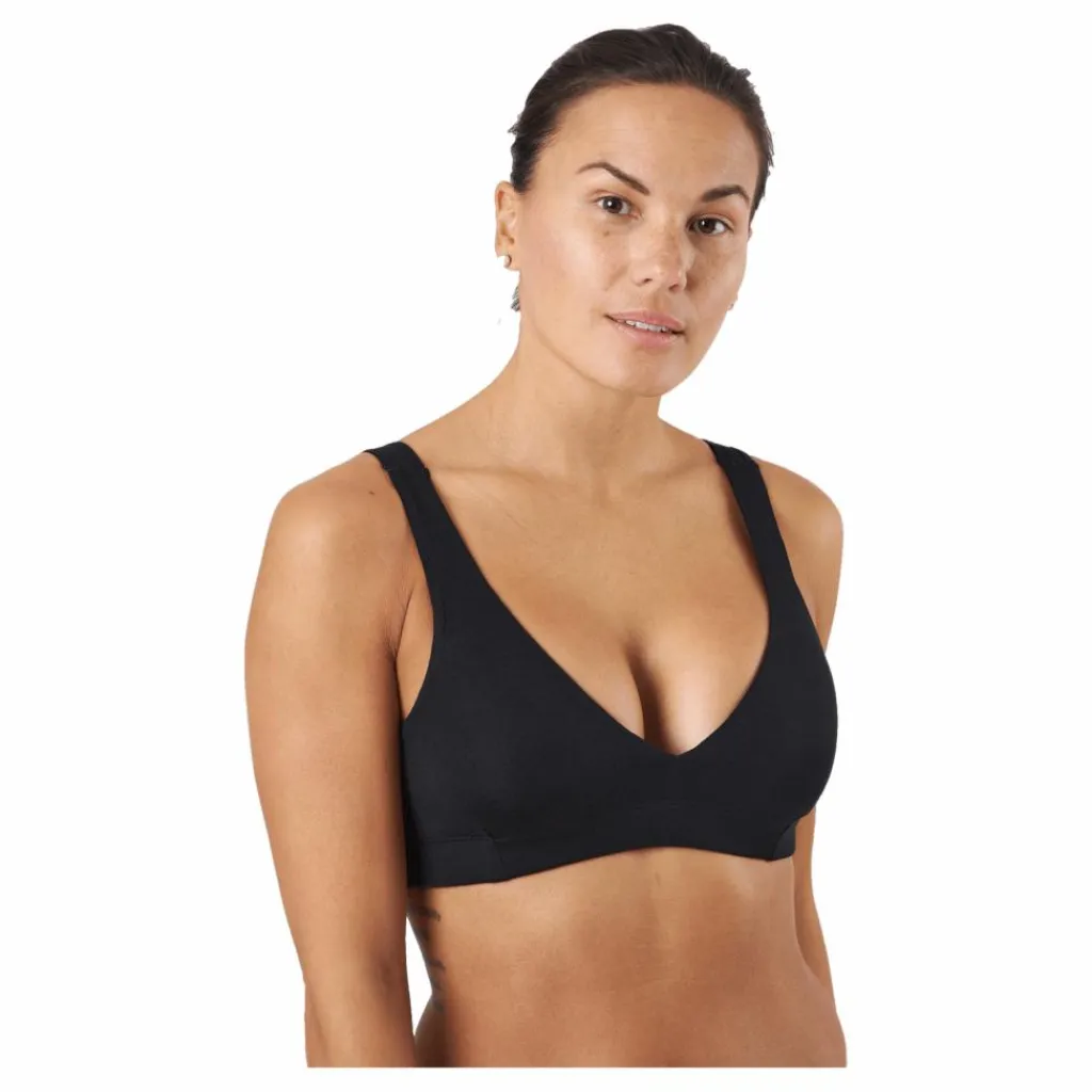 Bread & Boxers Padded Soft Bra (modal) Black Svart Sale