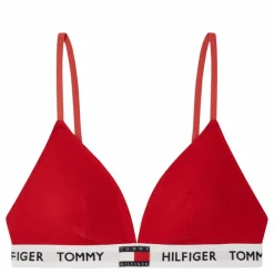 Tommy Hilfiger Padded Triangle Bra, Xcn Tango Red Röd Clearance