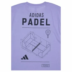 adidas Tennis Padel Category Graphic T-shirt Blue Lila Best