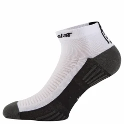 Babolat Padel Quarter Socks White Black Vit Discount