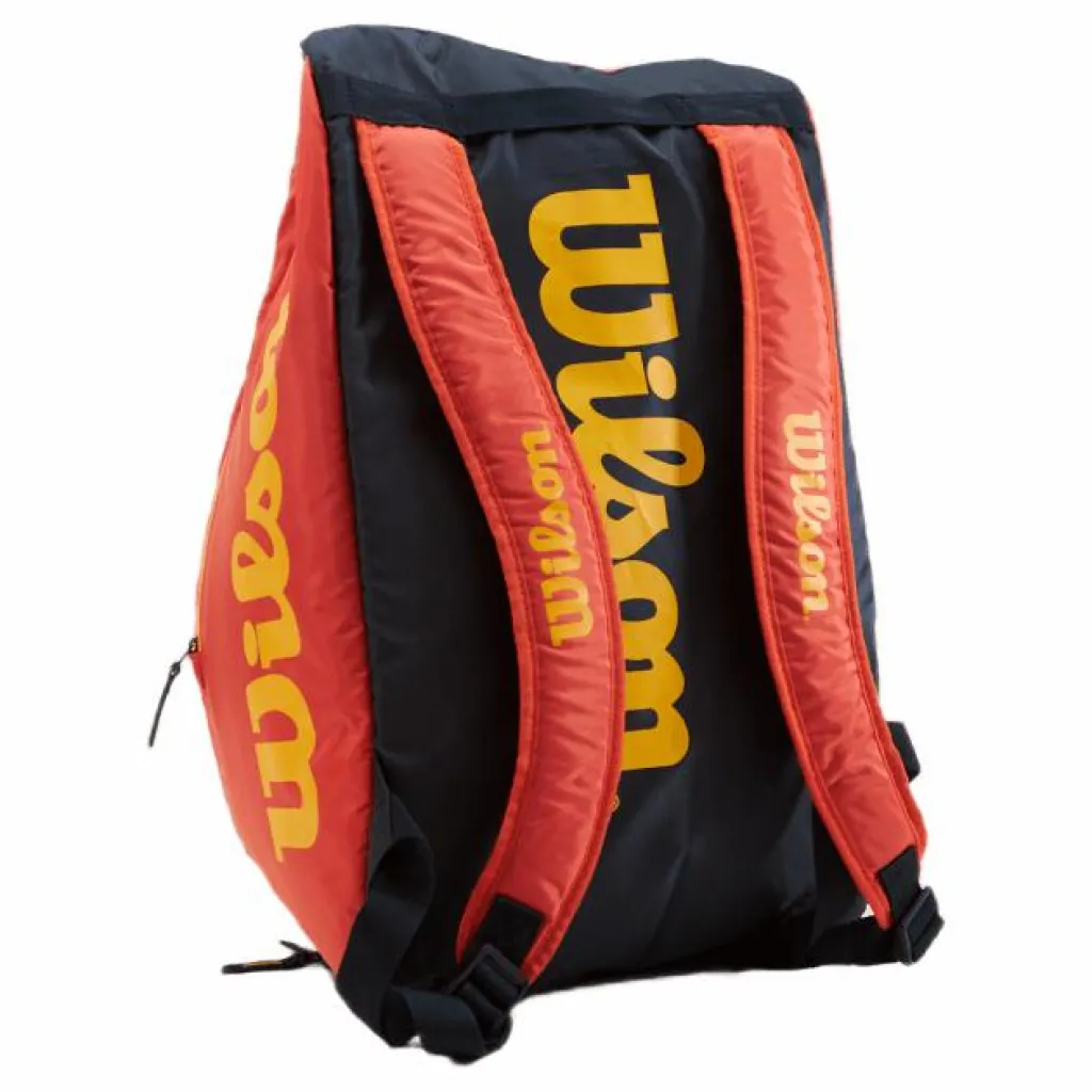 Padel Youth Racquet Bag Orange/yellow*Wilson Clearance