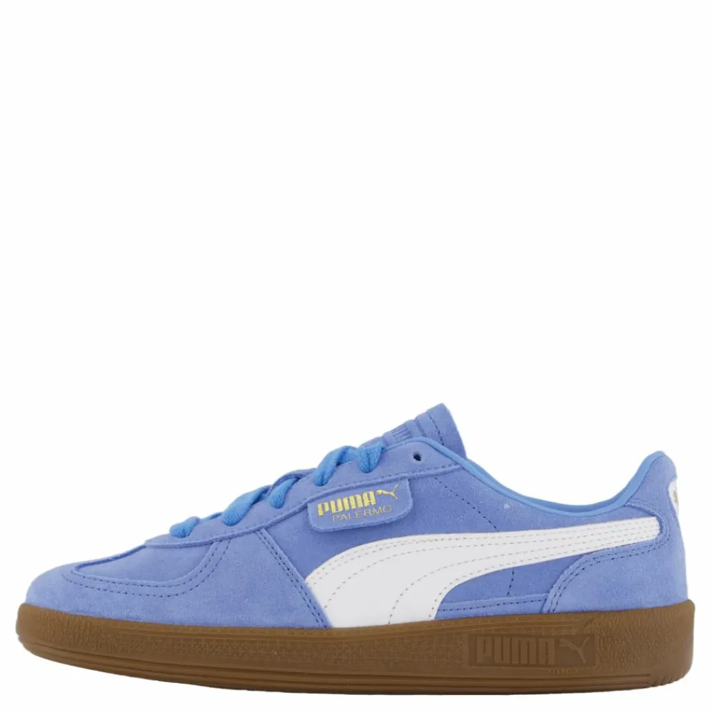 Puma Palermo Team Light Blue- White Blå Discount