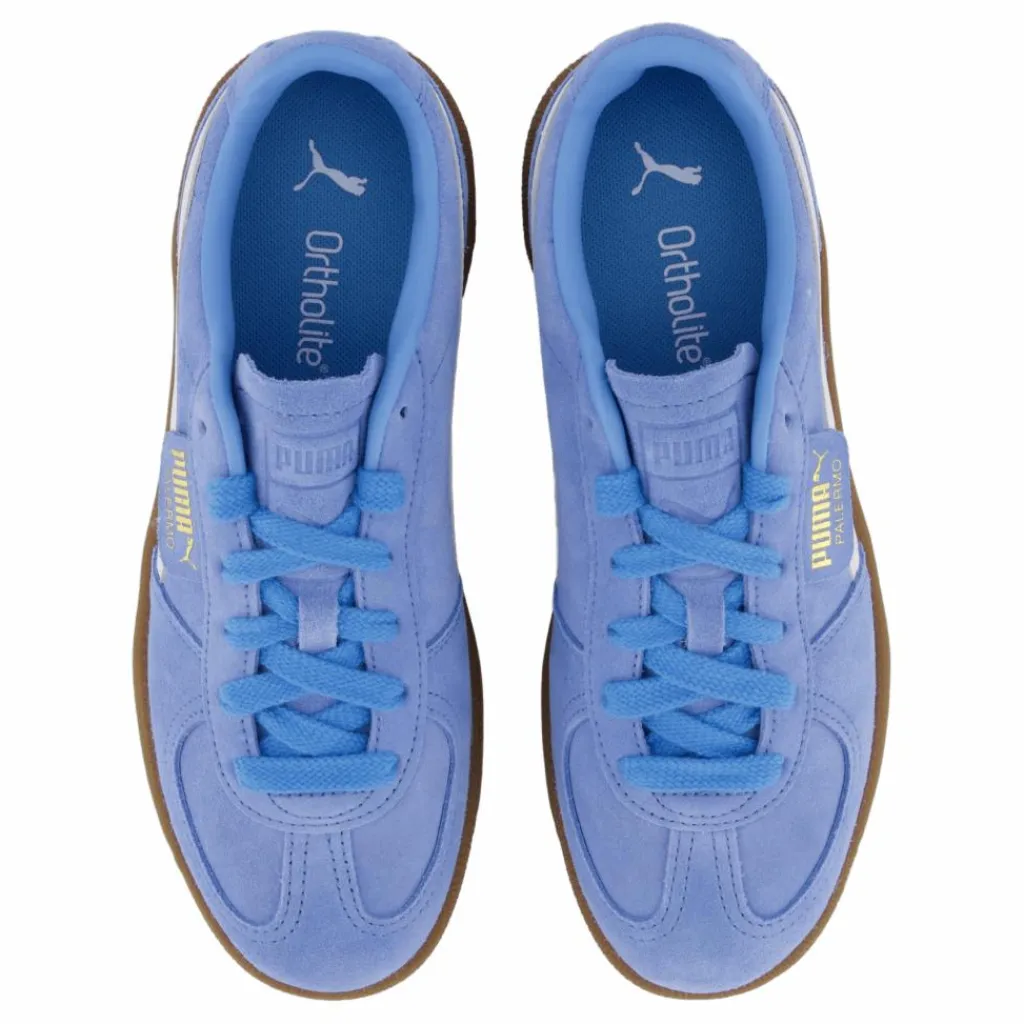Puma Palermo Team Light Blue- White Blå Discount