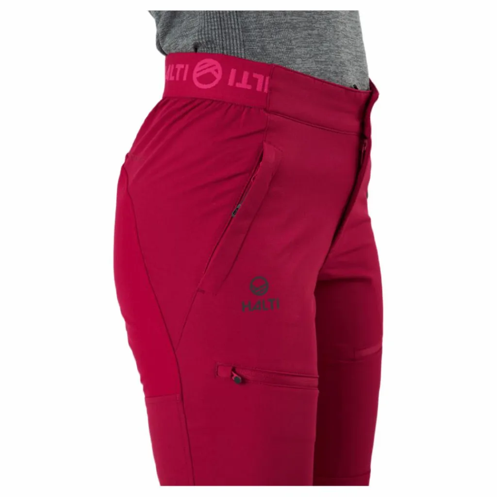 Halti Pallas W Ii Warm Hybrid Pant Cerice Pink Röd Outlet
