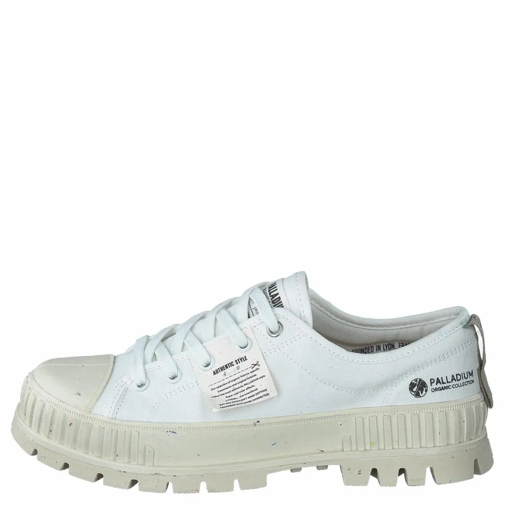 Palladium Pallashock Lo Org Star White Vit Discount