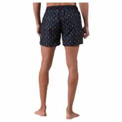 Happy Socks Palm Beach Swim Shorts Black Svart Clearance