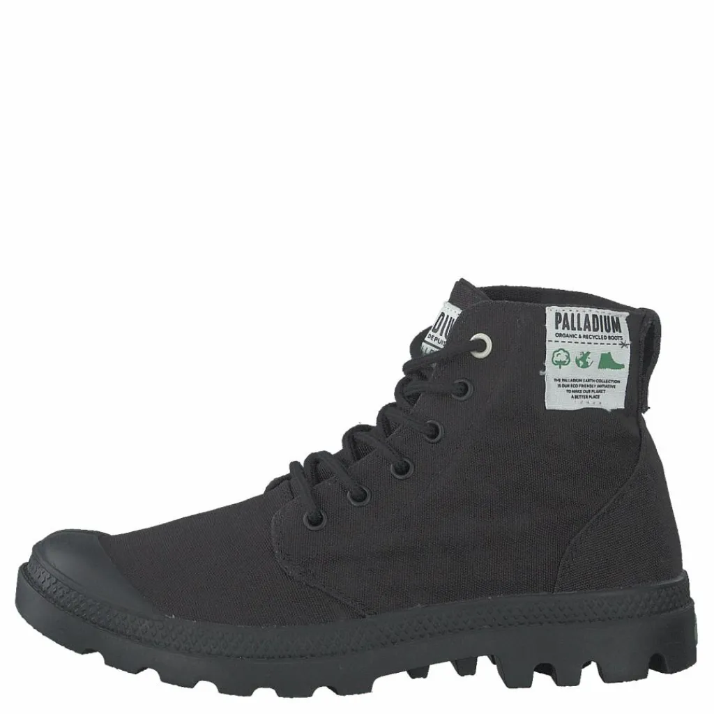 Palladium Pampa Hi Organic Black Svart Sale