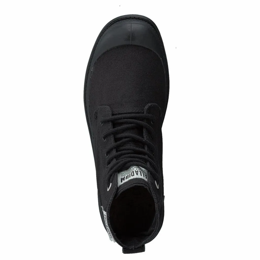 Palladium Pampa Hi Organic Black Svart Sale