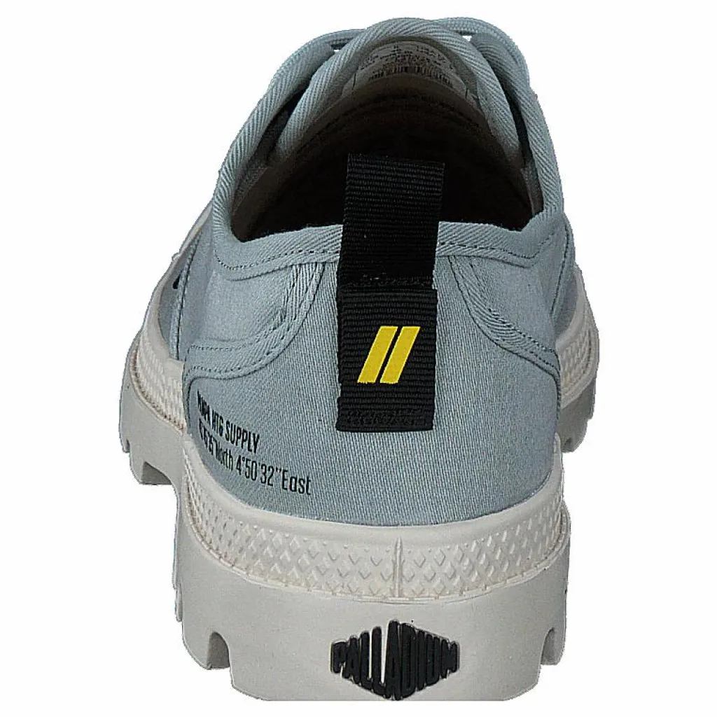 Palladium Pampa Ox Htg Supply Belgian Block Turkos och Grå Discount