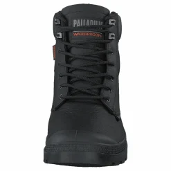 Palladium Pampa Shield Wp+ Lth Black Svart Clearance
