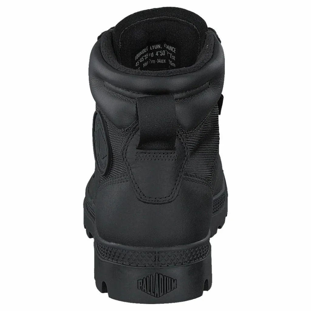 Palladium Pampa Shield Wp+ Lth Black Svart Clearance
