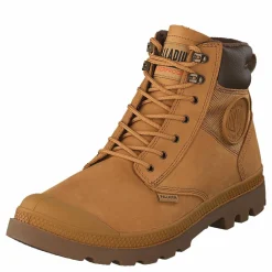 Palladium Pampa Shield Wp+ Lux Amber Gold Guld, Orange och Brun New