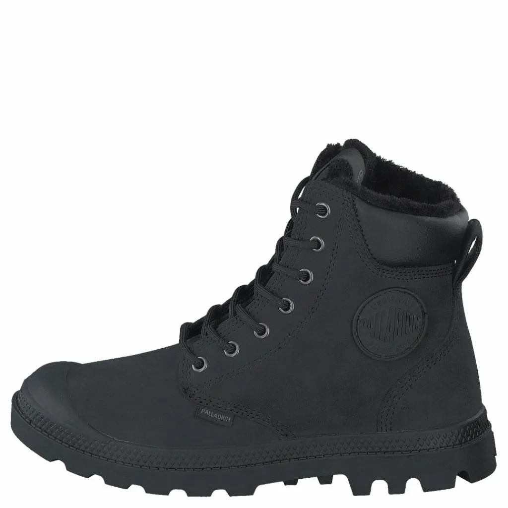 Palladium Pampa Sport Cuff Wps Black/black Svart Outlet