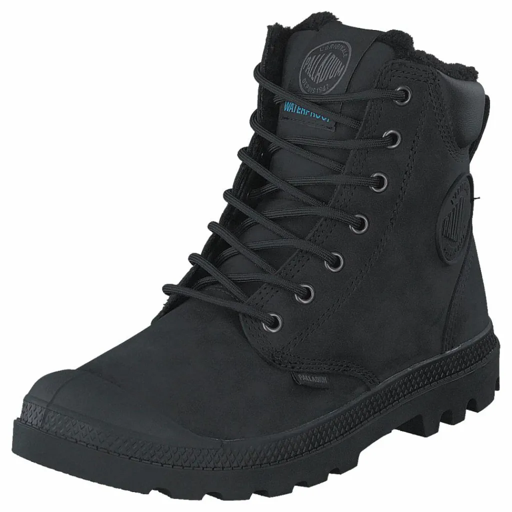 Palladium Pampa Sport Cuff Wps Black/black Svart Outlet
