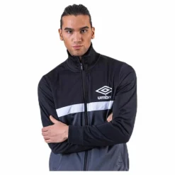 Panelled Track Top Black*Umbro New