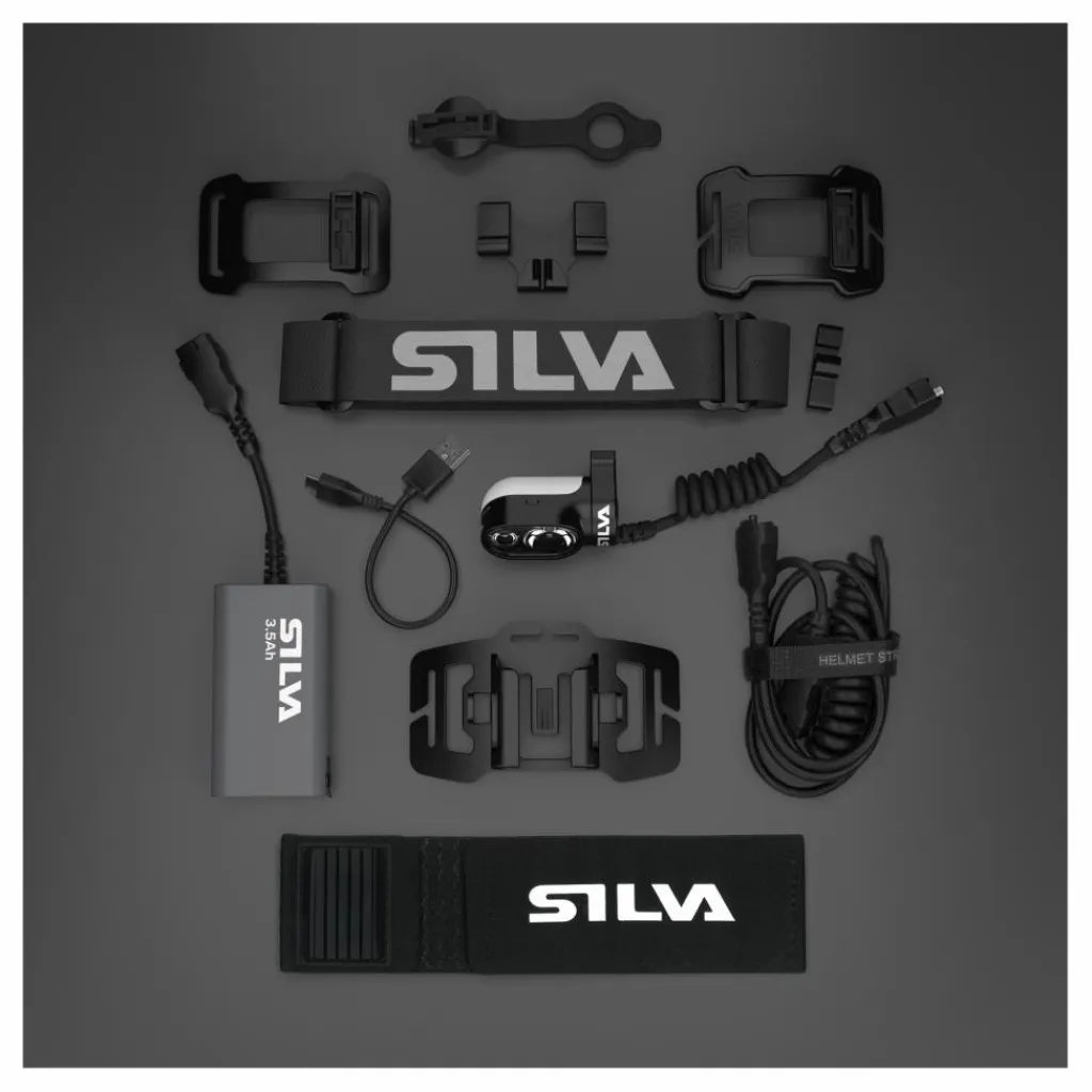 Pannlampa Cross Trail 7xt Grey/white*Silva