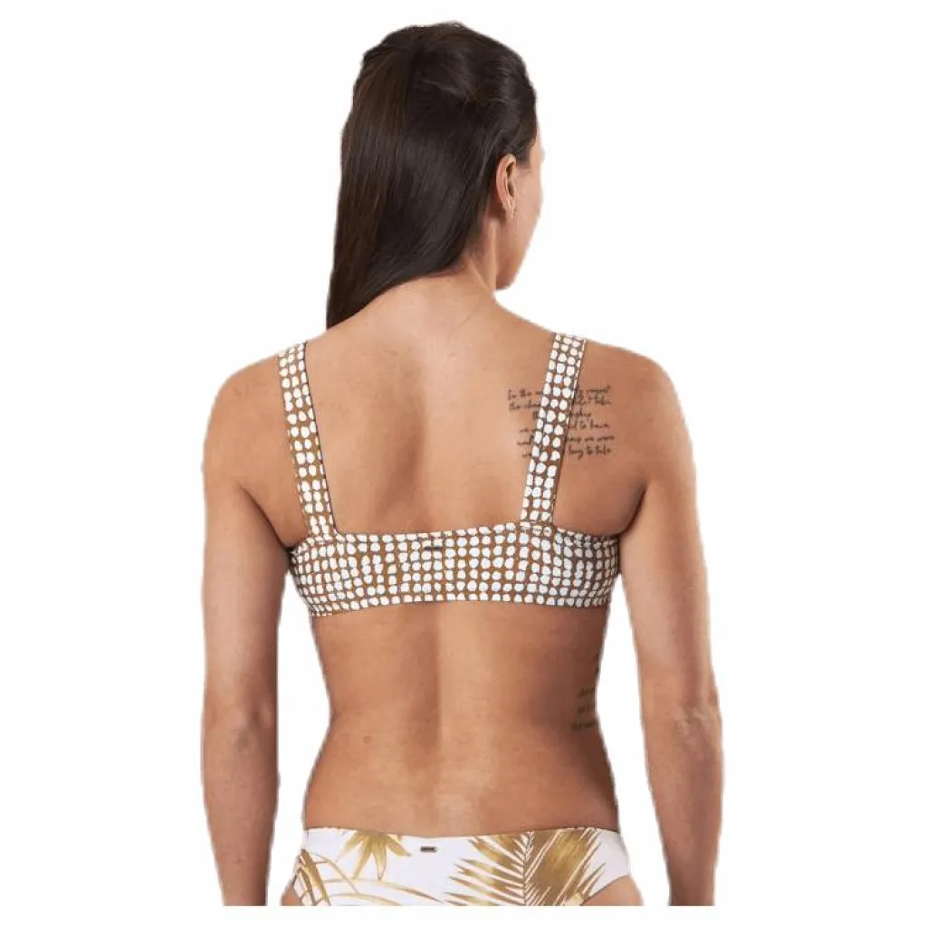 Rip Curl Paradise Cove Crop Top Gold Guld Outlet